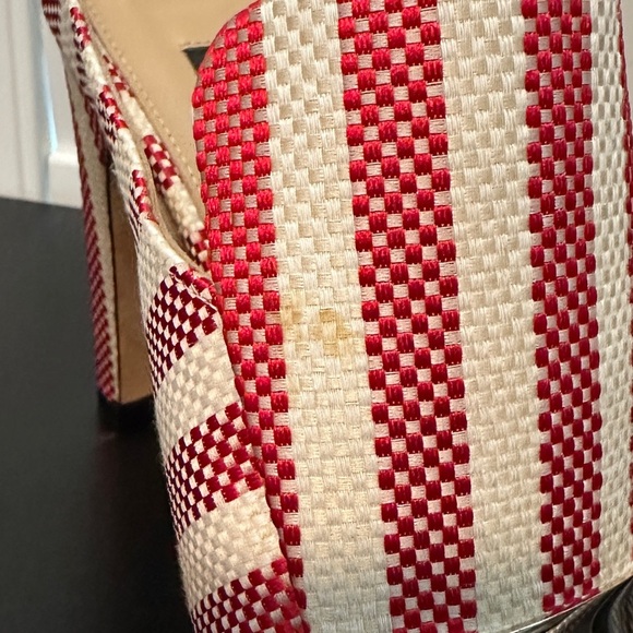 Sergio Rossi | PORTOFINO STRIPED JACQUARD SABOT MULES - Picture 3 of 8